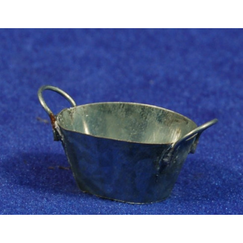 Oval bucket 2,5 cm metal
