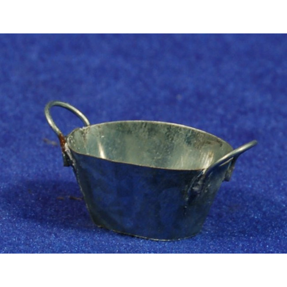 Oval bucket 2,5 cm metal