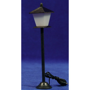 Lampada di strtada luce led bianca 14 cm metallo