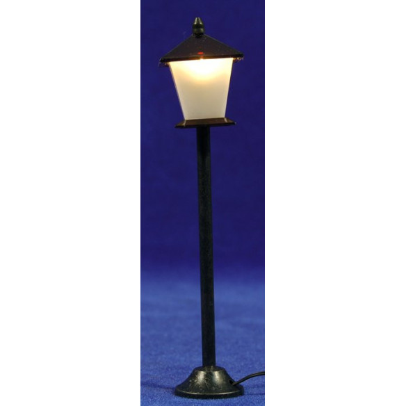 Farola de calle luz led blanca 14 cm metal
