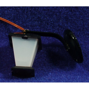 Farola paret llum blanca 2,2 cm metall