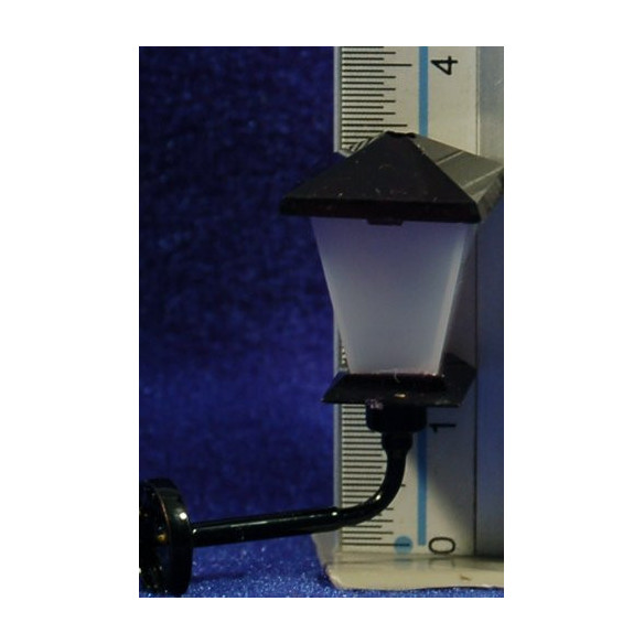 Farola paret luz blanca 2,5 cm metal