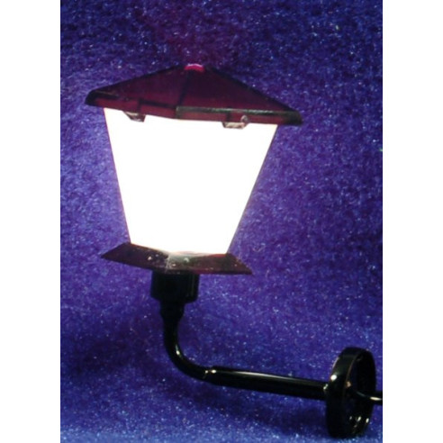 Farola paret luz blanca 2,5 cm metal
