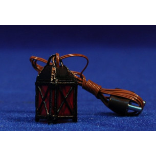 Street Light red 1,8 cm metal