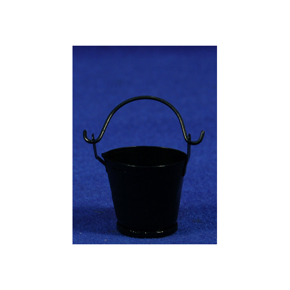Cubo negro 3 cm metal