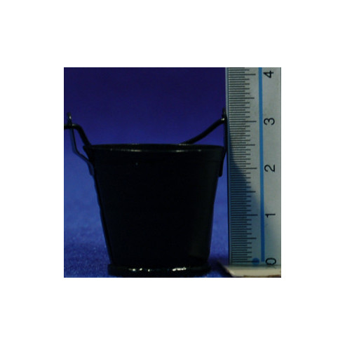 Cubo negro 3 cm metal