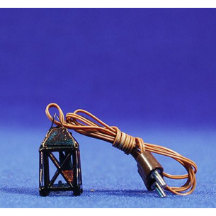 Farola luz amarilla 1,8 cm metal