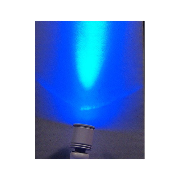 Light focus blue 4 cm metal