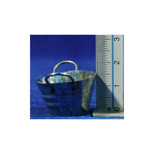 Cubo ovalado 3,5 cm metal