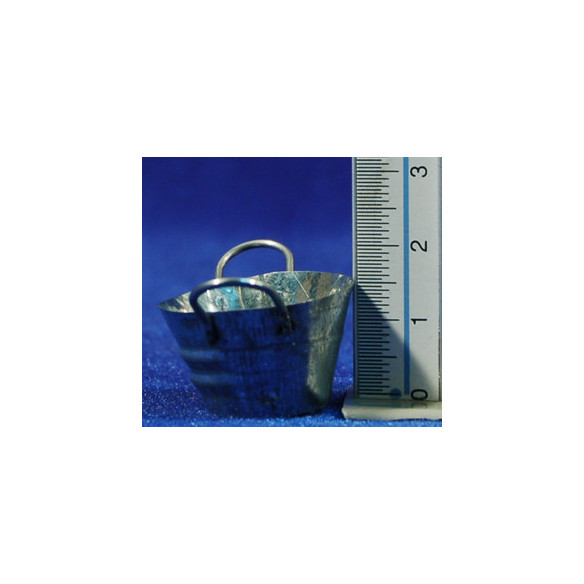 Cubo ovalado 3,5 cm metal