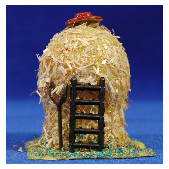 Barn 7x7x9 cm straw