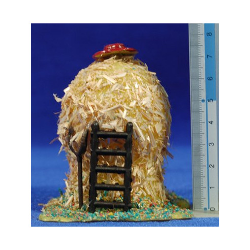 Barn 7x7x9 cm straw