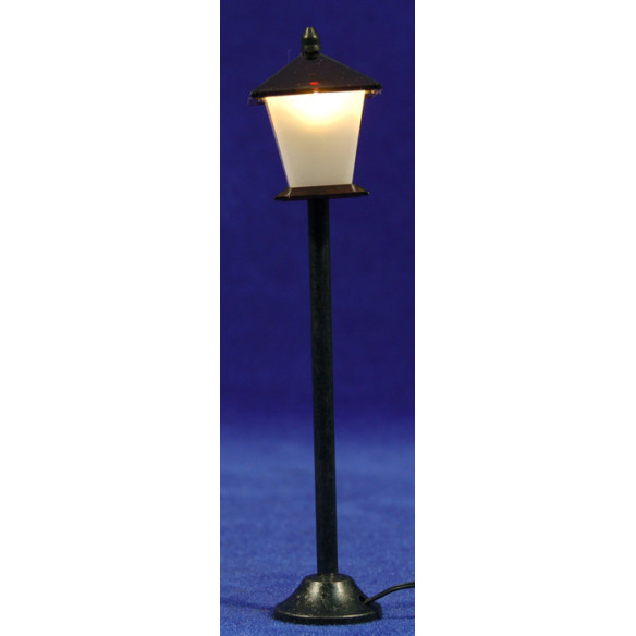 Farola de calle luz led blanca 14 cm metal