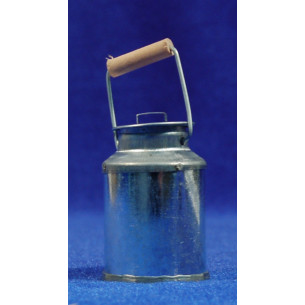Latteria manico legno 5 cm metallo