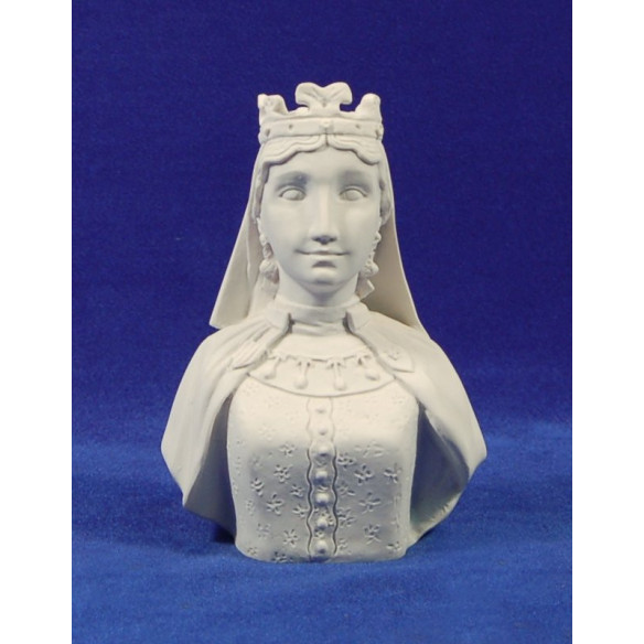 Busto giganta Mataró sin pintar 16 cm resina