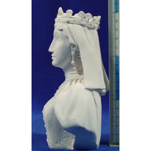Busto giganta Mataró sin pintar 16 cm resina