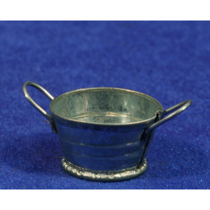 Bucket round 3 cm metal