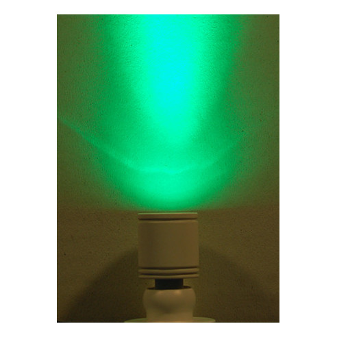Foco luz verde 4 cm metal