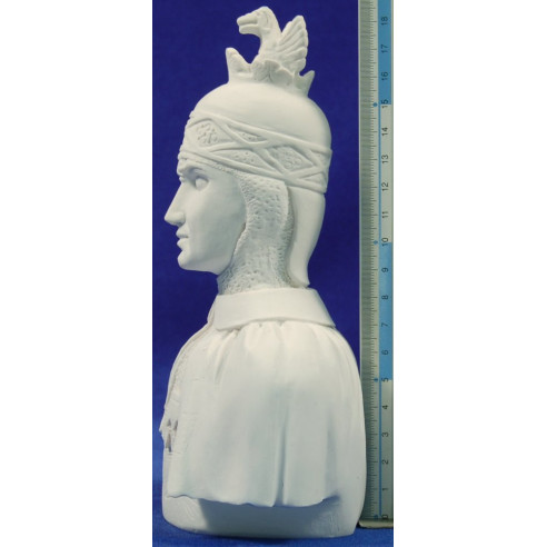 Busto figura gigante Mataró sin pintar  19 cm resina