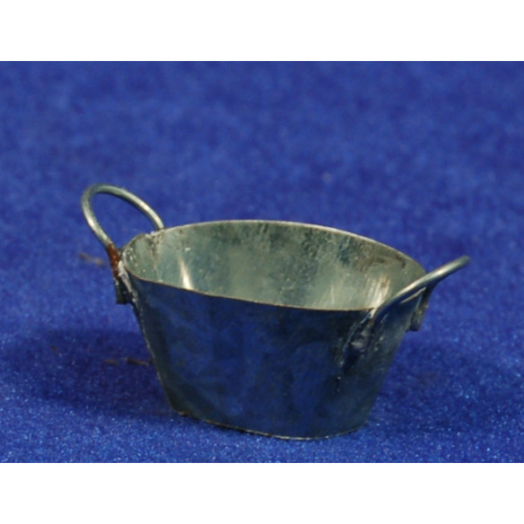 Cubo ovalado 2,5 cm metal