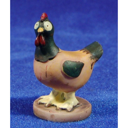 Gallina 10 cm resina Naïf Oliver