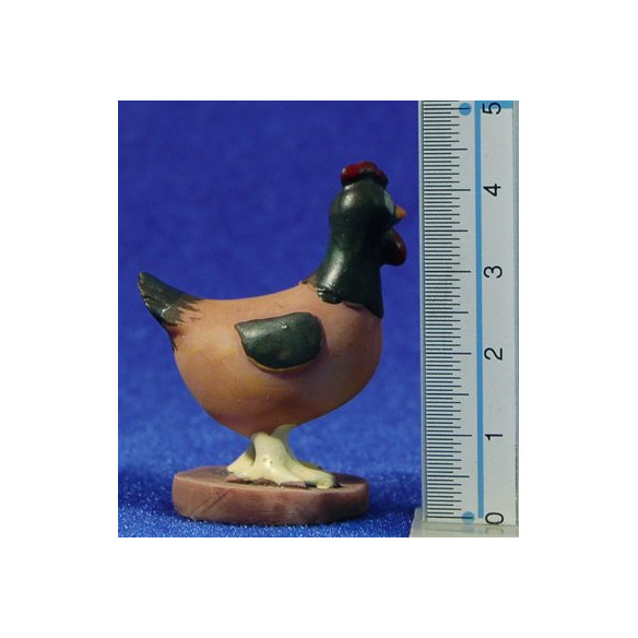 Gallina 10 cm resina Naïf Oliver