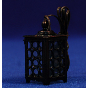 Farola bombilla luz blanca 4 cm metal