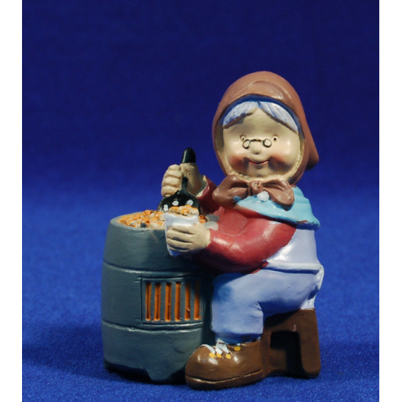 Castañera naïf 10 cm marmolina Oliver