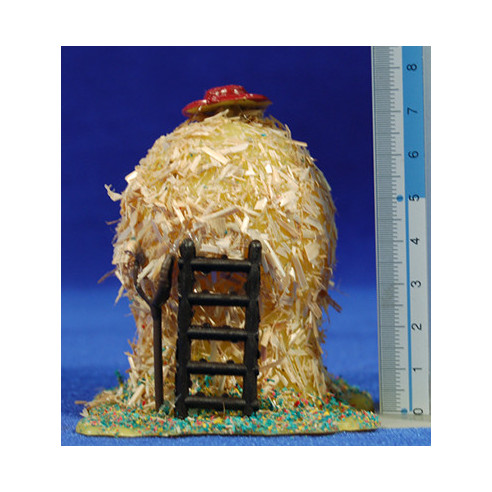 Barn 7x7x9 cm straw