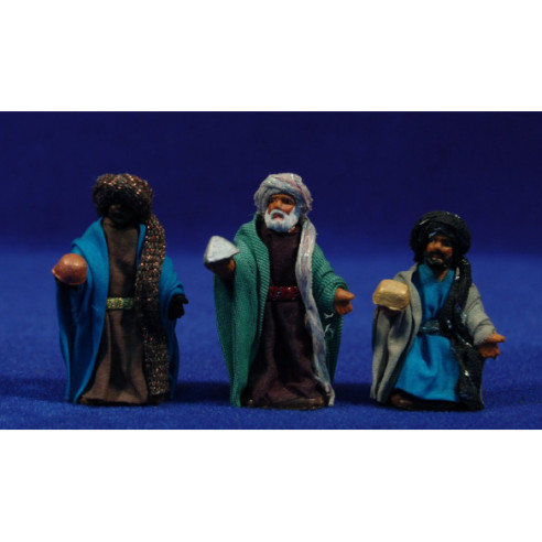 Kings addoring 5 cm clay and clothes