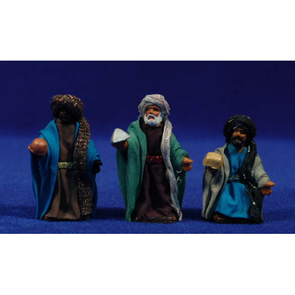 Kings addoring 5 cm clay and clothes