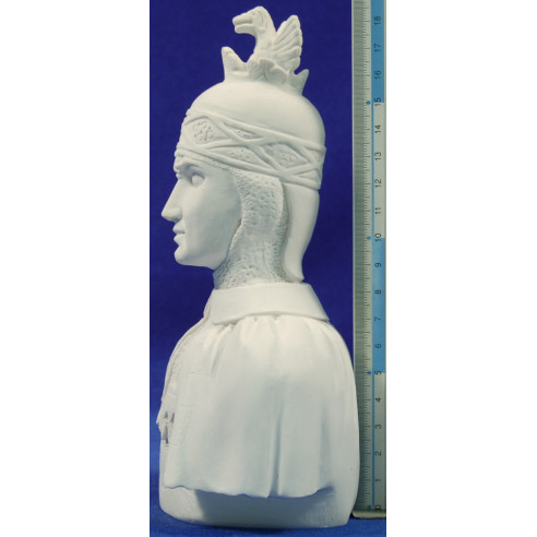 Busto figura gigante Mataró sin pintar  19 cm resina