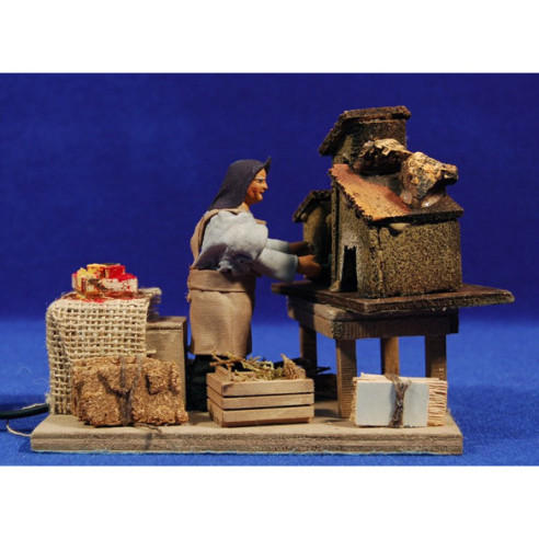 Doing cribs movement 10 cm clay and clothes
