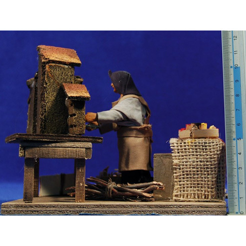 Doing cribs movement 10 cm clay and clothes