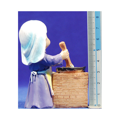 Woman chef naïf 8 cm marmolina Belenes Puig