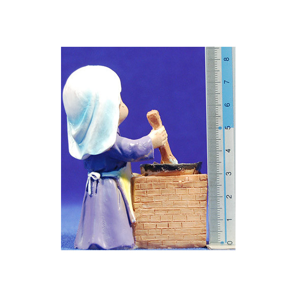 Woman chef naïf 8 cm marmolina Belenes Puig