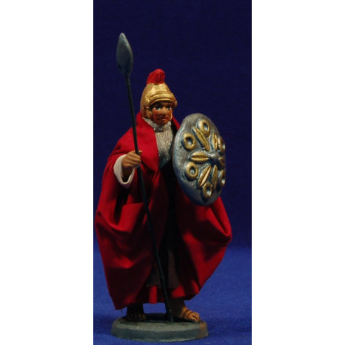 Romano con lanza 13 cm barro y ropa
