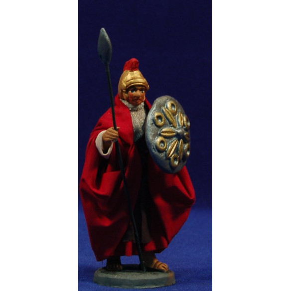 Romano con lanza 13 cm barro y ropa