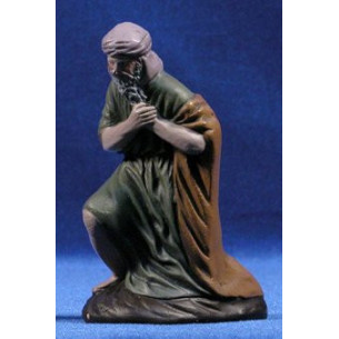 Pastore adorando 12 cm terracotta dipinte Figuralia