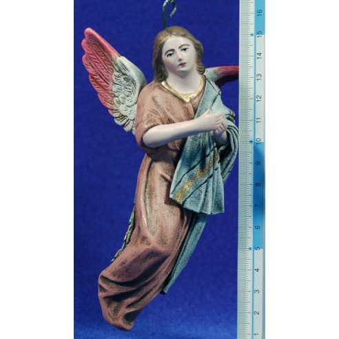 Ángel colgar 17 cm barro y ropa Belenes Puig