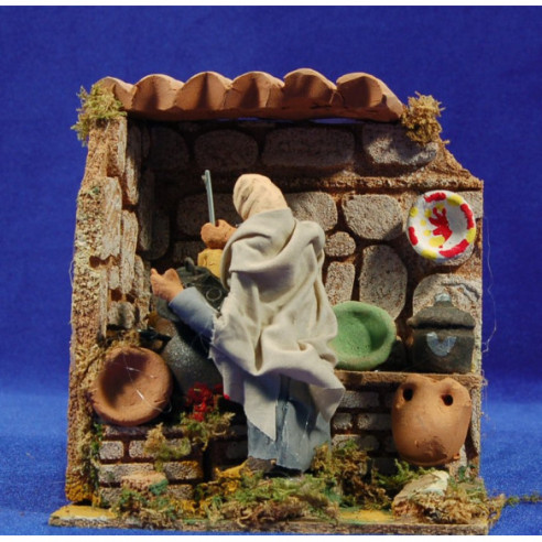 Cocinera 8 cm ropa y barro