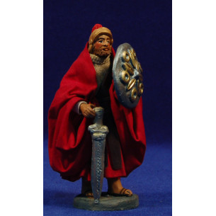 Roman with blade  13 cm clay and clothes