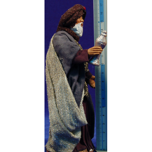 Reyes adorando 16 cm ropa y barro