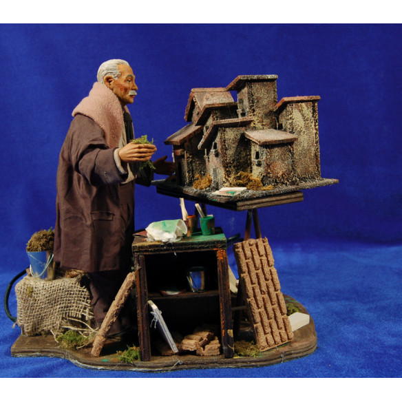 Doing cribs movement 30 cm clay and clothes