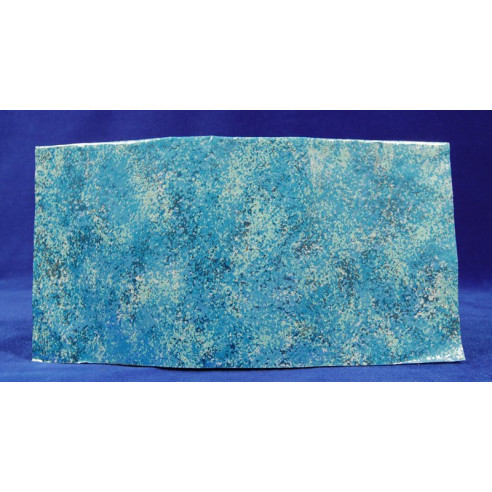 Tipus paper de roca disseny aigua clara 35x35 cm alumini pintat