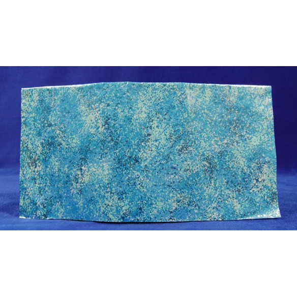 Tipus paper de roca disseny aigua clara 35x35 cm alumini pintat