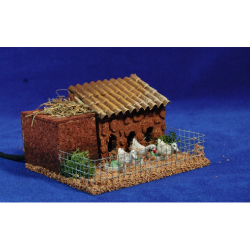 Barnyard ducks movement 10-12 cm plastic and clothes