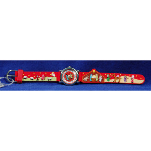 Rellotge vermell 19 cm làtex