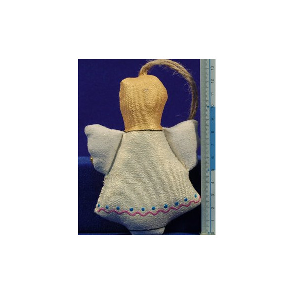 Àngel 13 cm roba pintada
