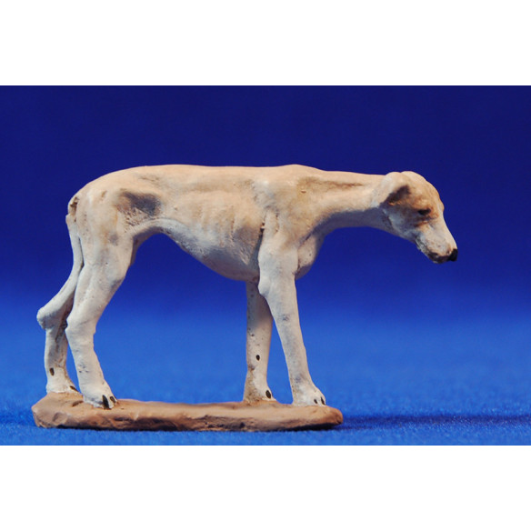 Perro galgo 14 cm pasta cerámica Hermanos Cerrada